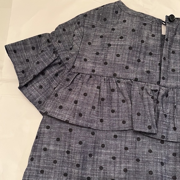 Kate Spade chambray size 3 toddler ruffle dress, NWT - Picture 8 of 16